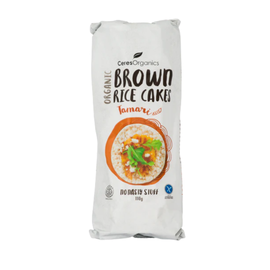 Organic Brown Rice Cakes, Tamari 110g