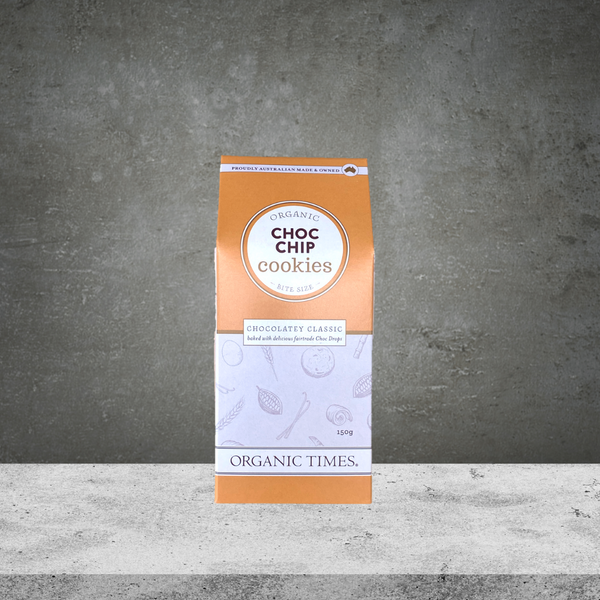 Organic Times Choc Chip Cookies 150g