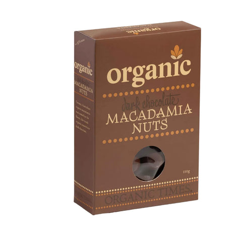 Organic Times Dark Chocolate Macadamia Nuts 150g - view 4