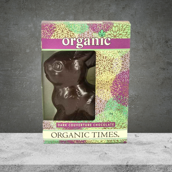 Organic Times Organic Dark Chocolate Easter Bunny 70g