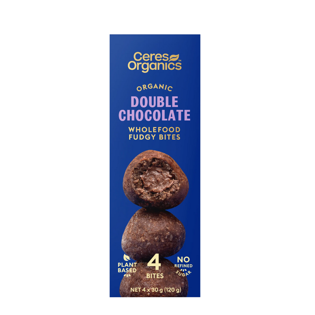 Organic Wholefood Fudgy Bites, Double Chocolate 120g