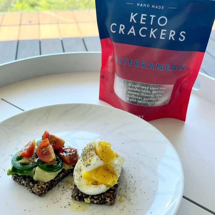 Paleo Pure Mediterranean Keto Crackers 140g