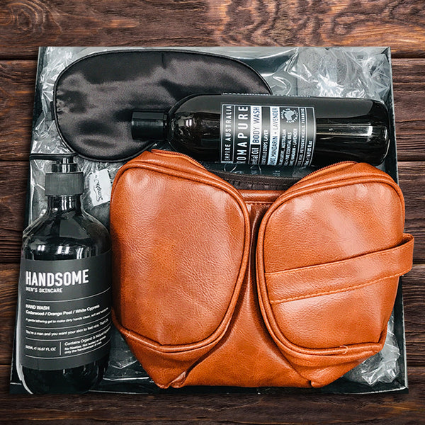 Pamper Hamper For Him with honey homeware 