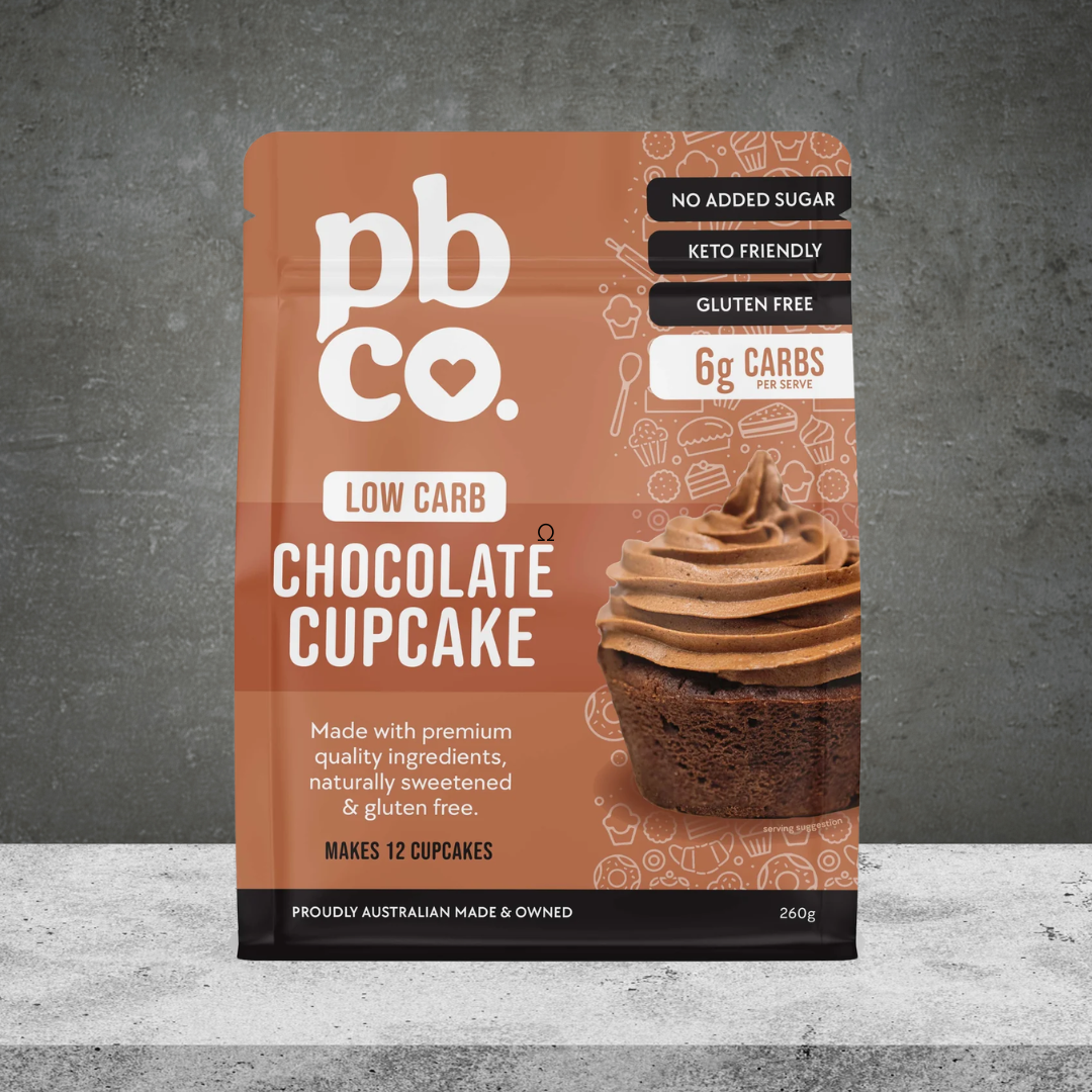 Pbco Chocolate Cupcake Mix Low Carb 260g