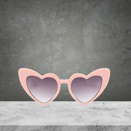 Pink Heart Sunglasses