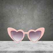 Pink Heart Sunglasses