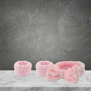Pink Spa Headband and Wristband