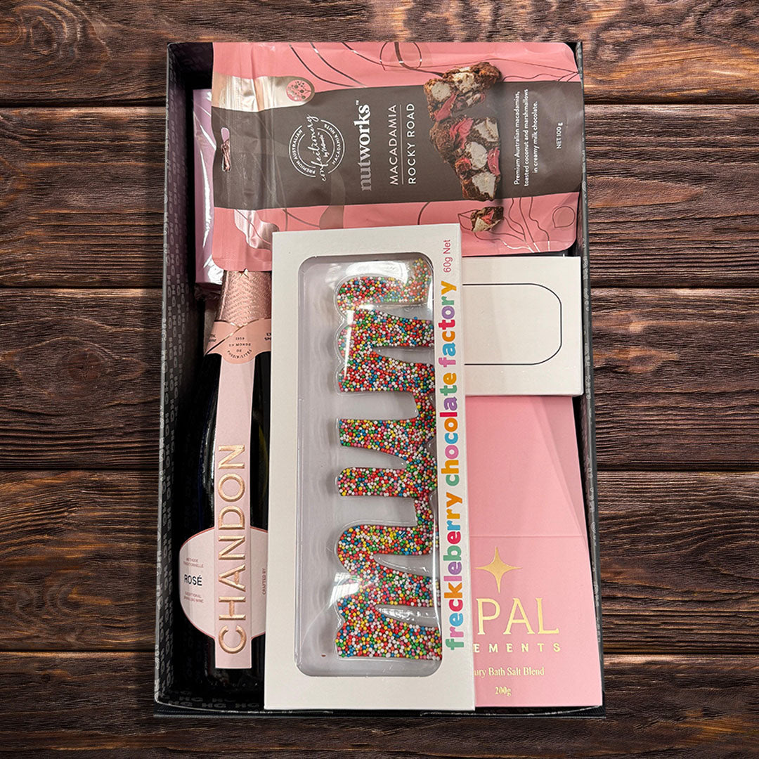 Pink Chandon Rose Pamper Gift for Mum