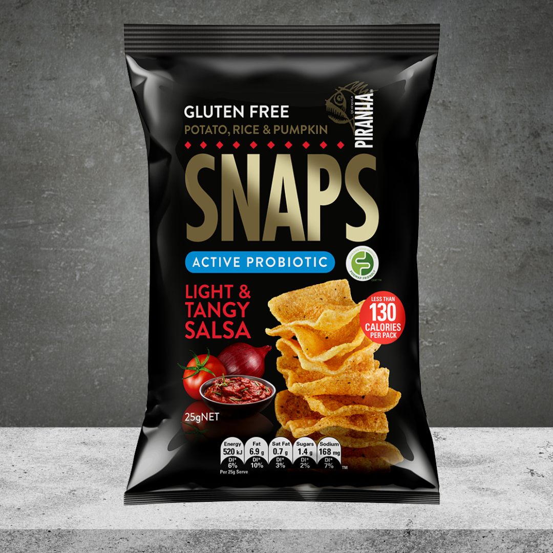 Piranha Light & Tangy Salsa Snaps 25g