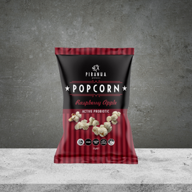 Piranha Raspberry Apple Popcorn 25g