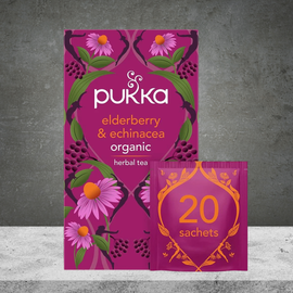 Pukka Organic Elderberry & Echinacea Tea 20pk