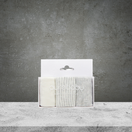 Pure Baby 3 Pair Sock Pack (Grey)