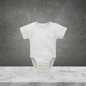 Pure Baby Basics Wheat Rib Short Sleeve Bodysuit (Sizes 00 or 000)