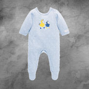 Pure Baby Blue Mini Spot Winter Growsuit - Sizes 000 or 00