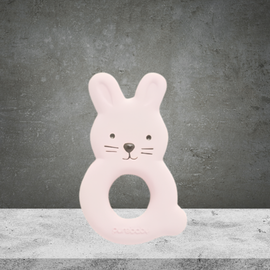 Pure Baby Bunny Teether Pink