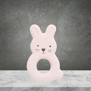 Pure Baby Bunny Teether Pink