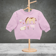 Pure Baby Embroidered Windcheater Lavender (Size 1)