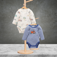 Pure Baby Herding Sheep Print 2 Pack Body Suit