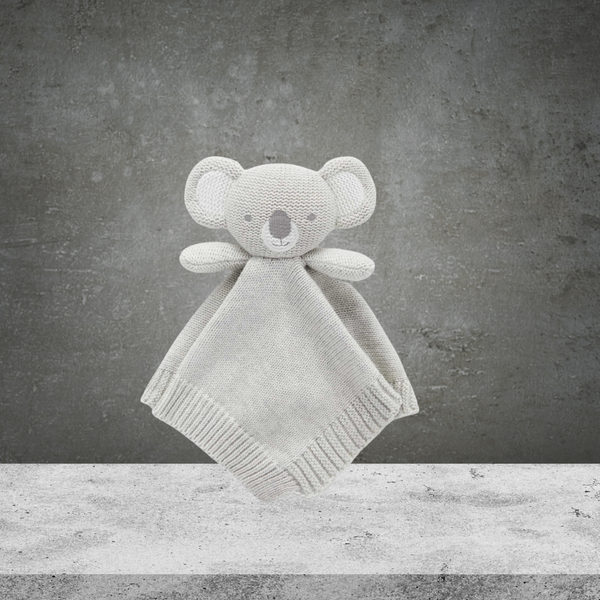 PureBaby Knitted Koala Comforter