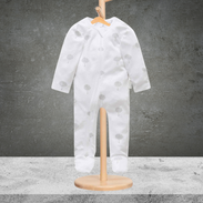 Pure Baby Newborn Pale Grey Tree Growsuit