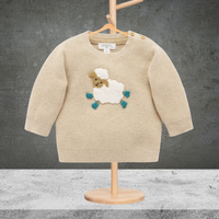 Pure Baby On The Farm Jumper Almond Melange