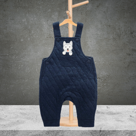 Pure Baby Organic Quilted Overalls - Size 00