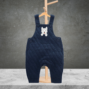 Pure Baby Organic Quilted Overalls - Size 00