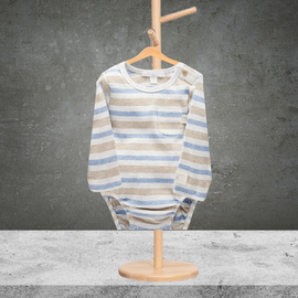 Pure Baby Organic Striped Bodysuit - Size 00