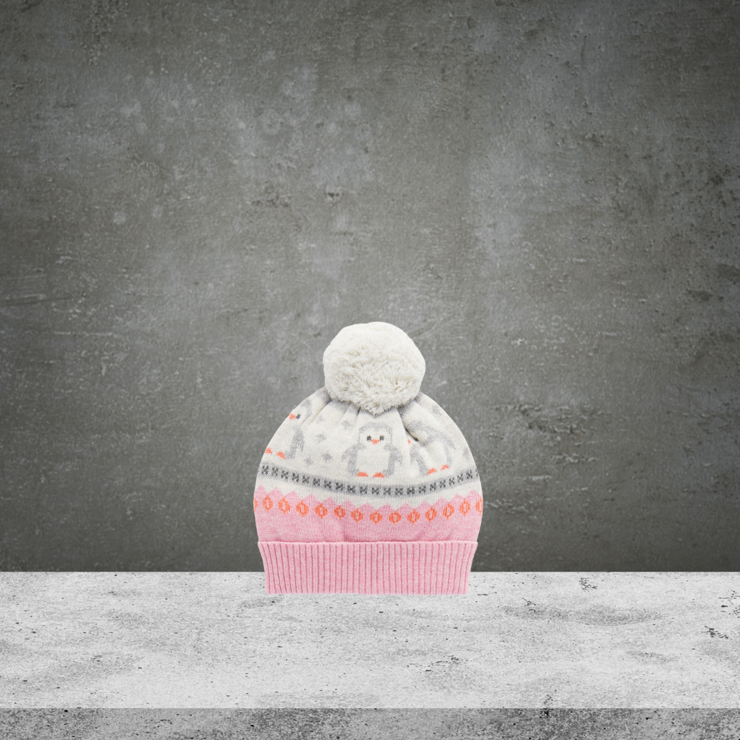 Pure Baby Penguin Fairisle Beanie