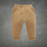 Pure Baby Quilted Track Pant Barn Melange (Size 1)