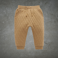 Pure Baby Quilted Track Pant Barn Melange (Size 1)