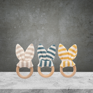 Pure Baby Rabbit Ear Teether