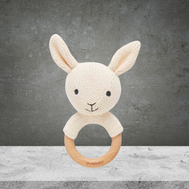 Pure Baby Rabbit Knitted Rattle