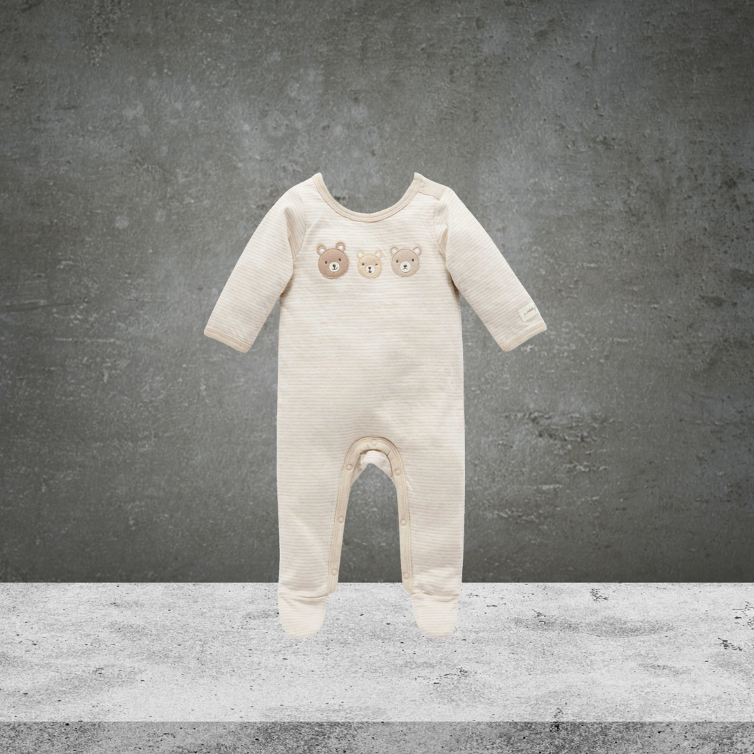 Pure Baby Winter Collection Neutral Growsuit- Size 000