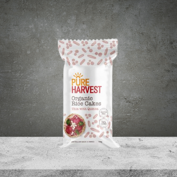 Pure Harvest Organic Quinoa Rice Cakes 150g