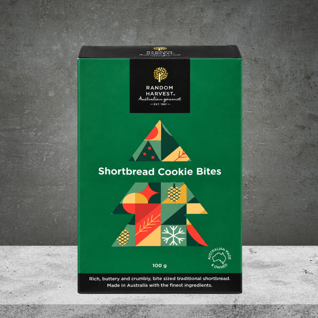Random Harvest Christmas Shortbread Cookie Bites 100g