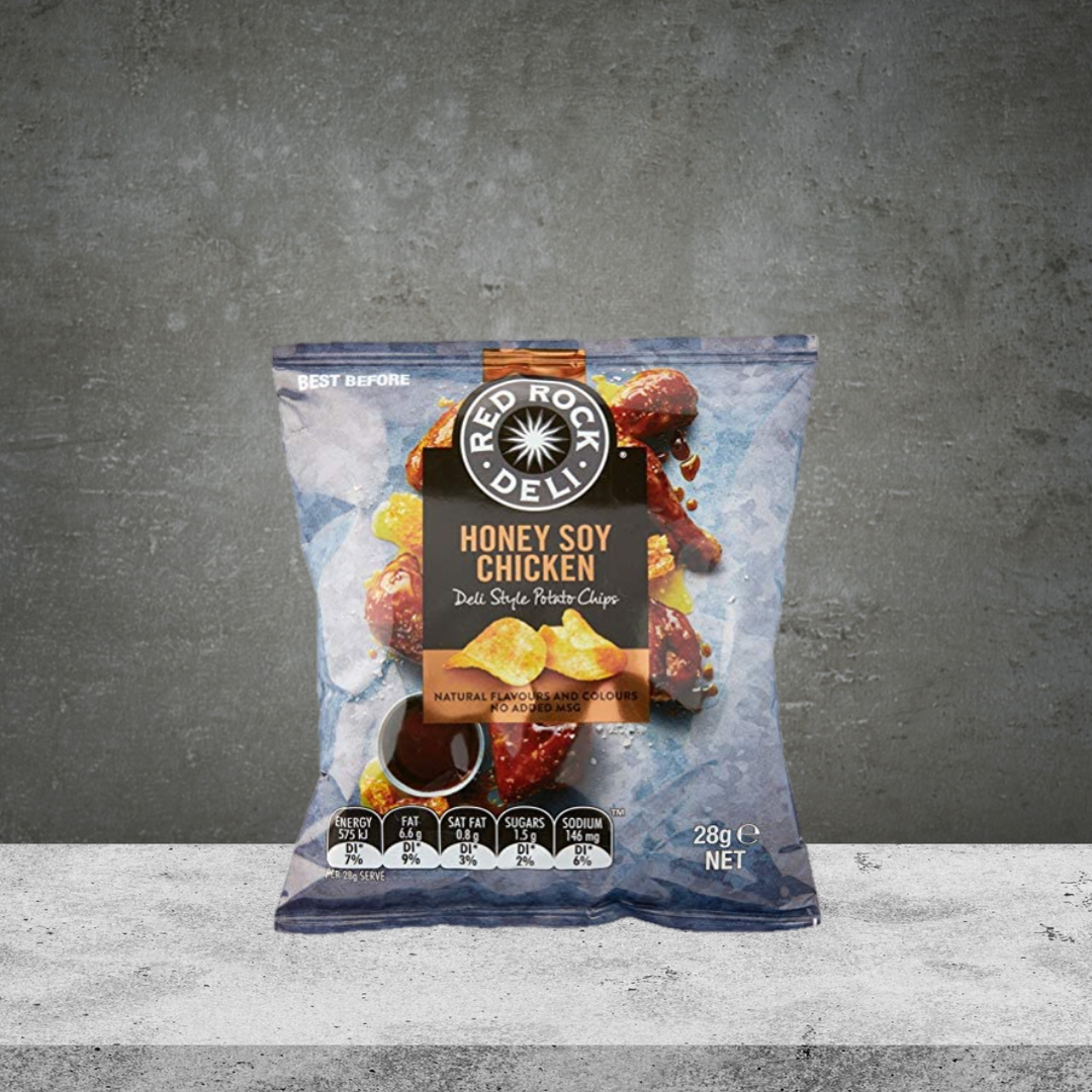 Red Rock Deli Chip Honey Soy Chicken 28g