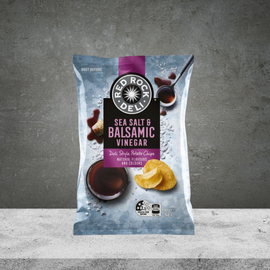Red Rock Deli Sea Salt & Balsamic Vinegar Chips 90g