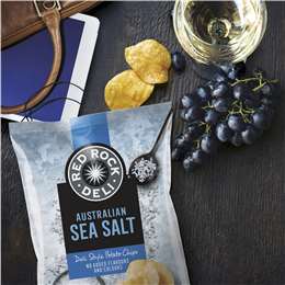 Red Rock Deli Sea Salt Chips 90g