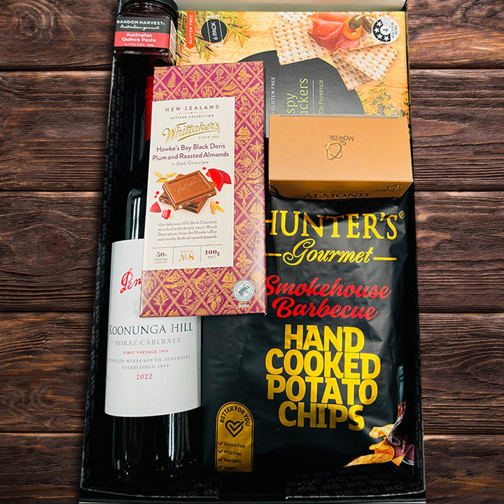 Red Wine & Chocolate Hamper For Him 