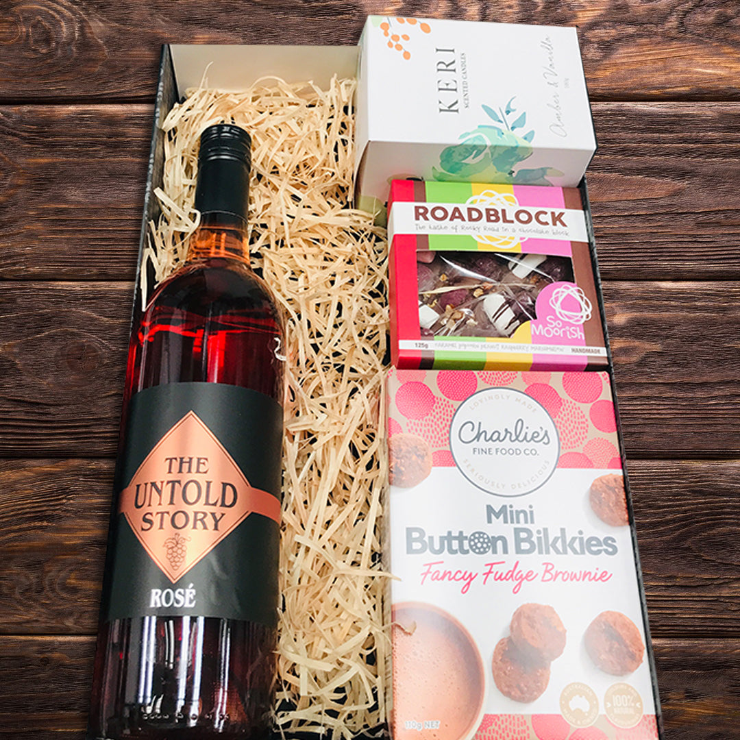 Rose Wine & Pamper Hamper For Her