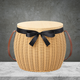Round Picnic Basket
