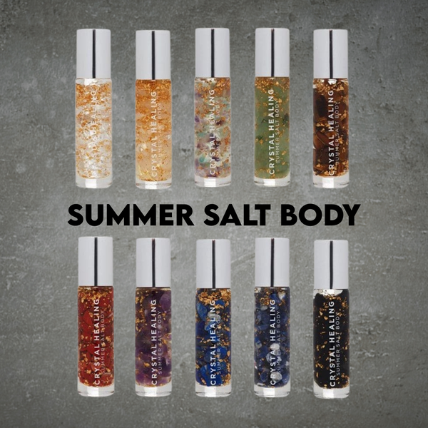 Summer Salt Body Crystal Essential Oil Rollers 10ml