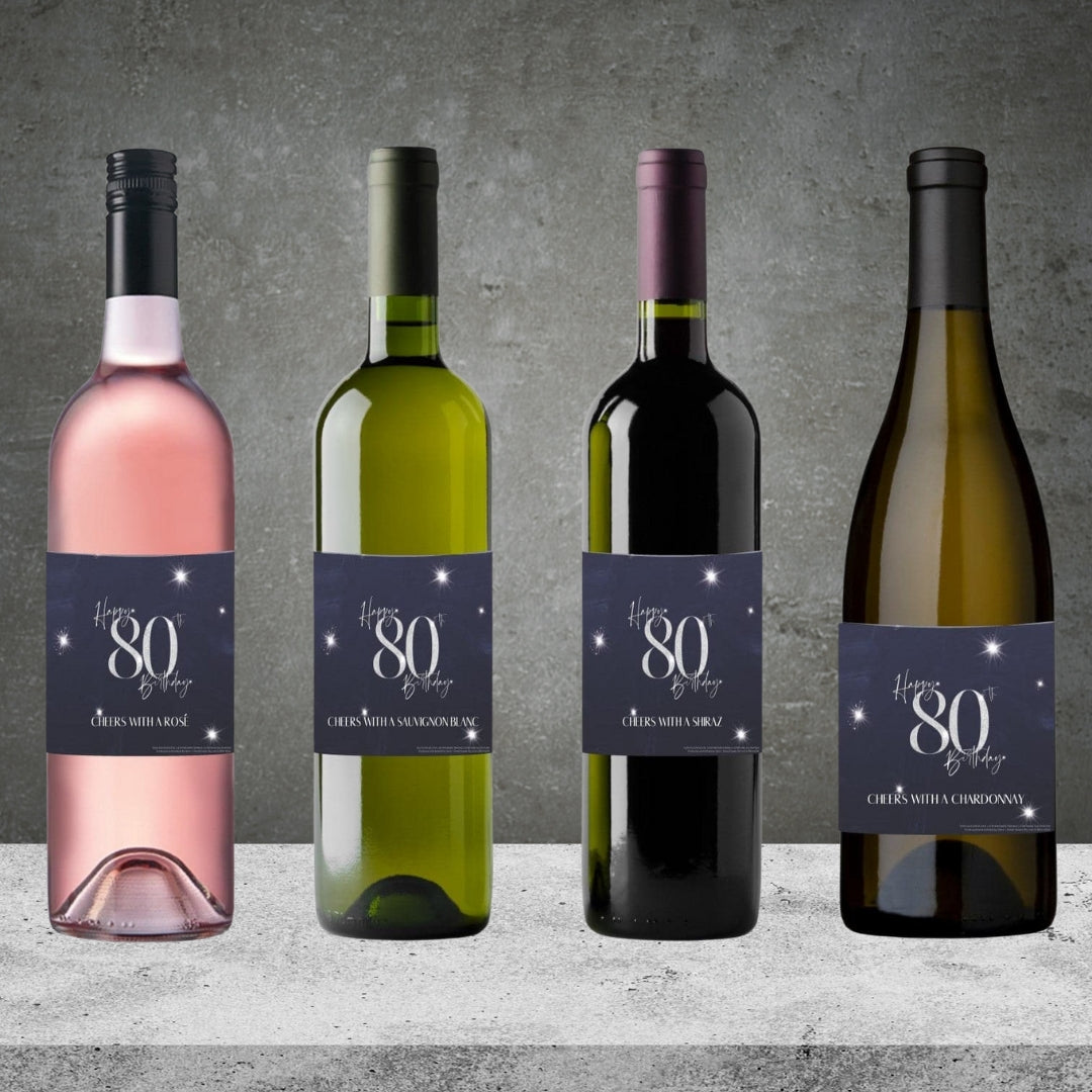 80th Birthday Wine Choice 750ml