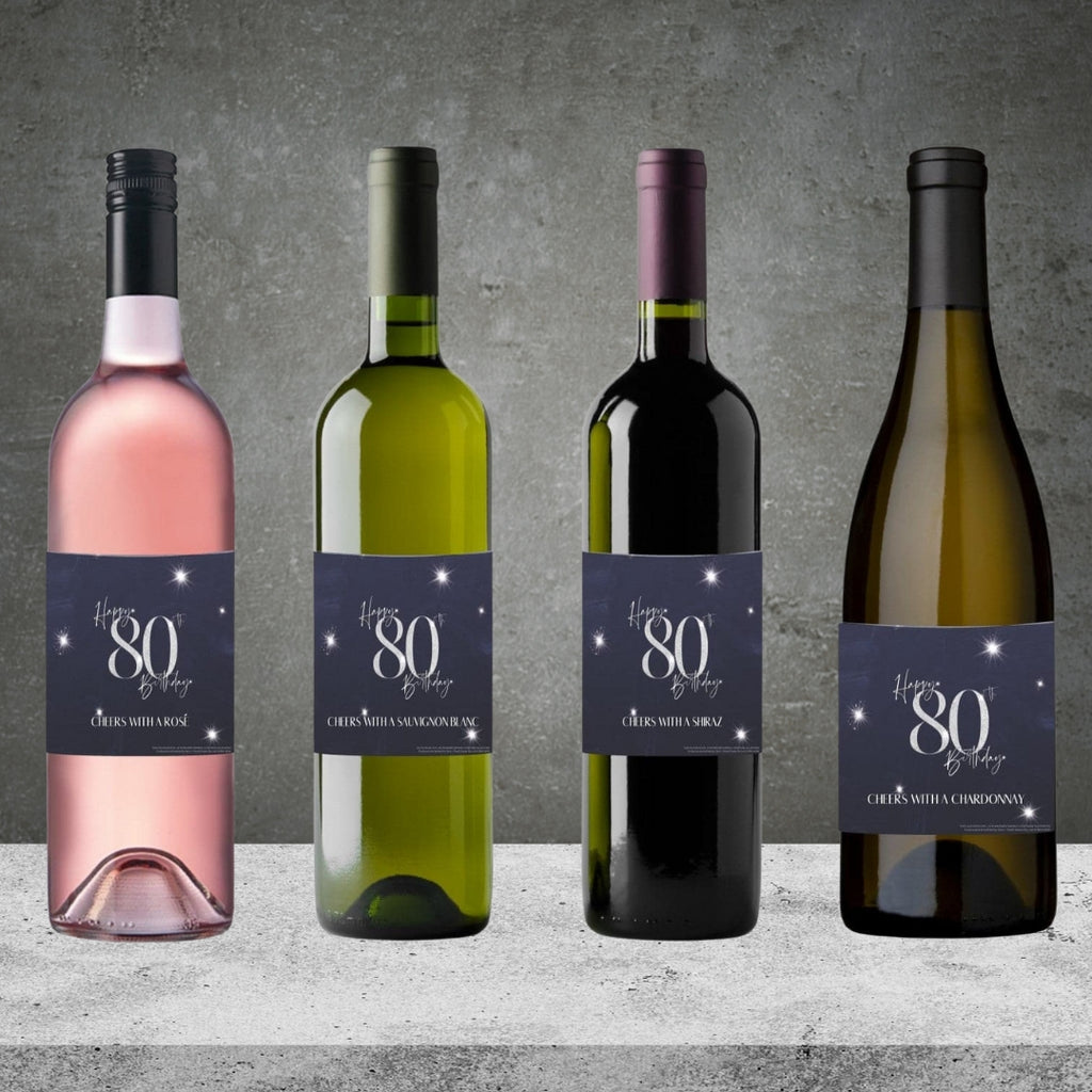 80th Birthday Wine Choice 750ml