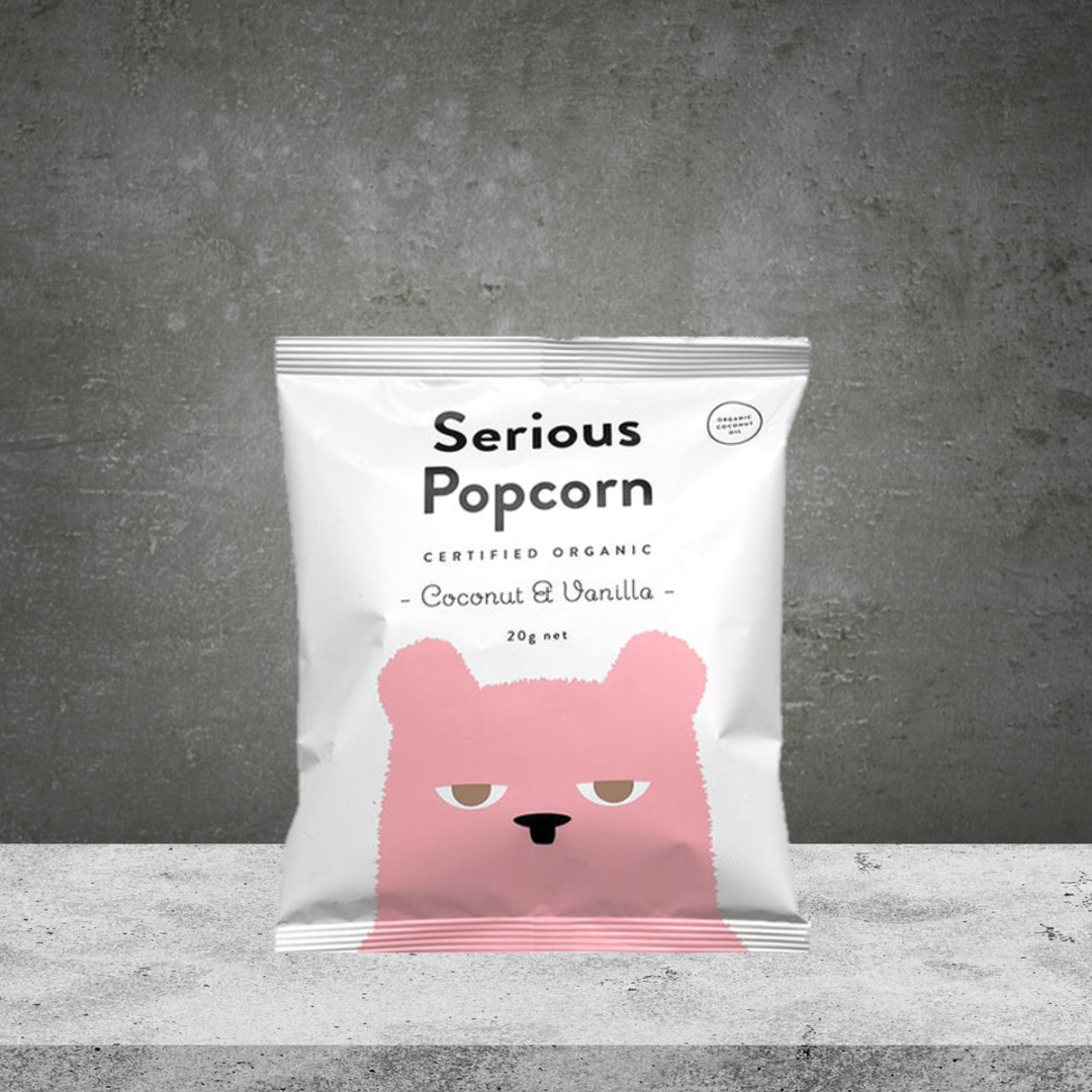 Serious Coconut & Vanilla Popcorn 20g