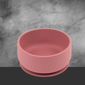 Silicone Baby Suction Bowl Dustypink - By Tiny Dining