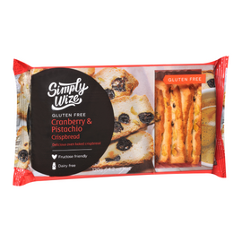 Simply Wize Cranberry & Pistachio Crispbread 120g