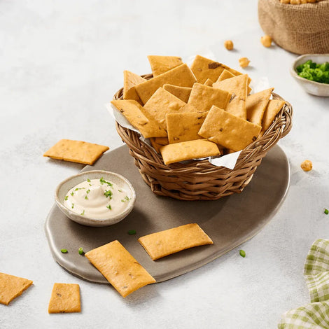 Simply Wize Crispy Crackers – Garlic & Onions 150g