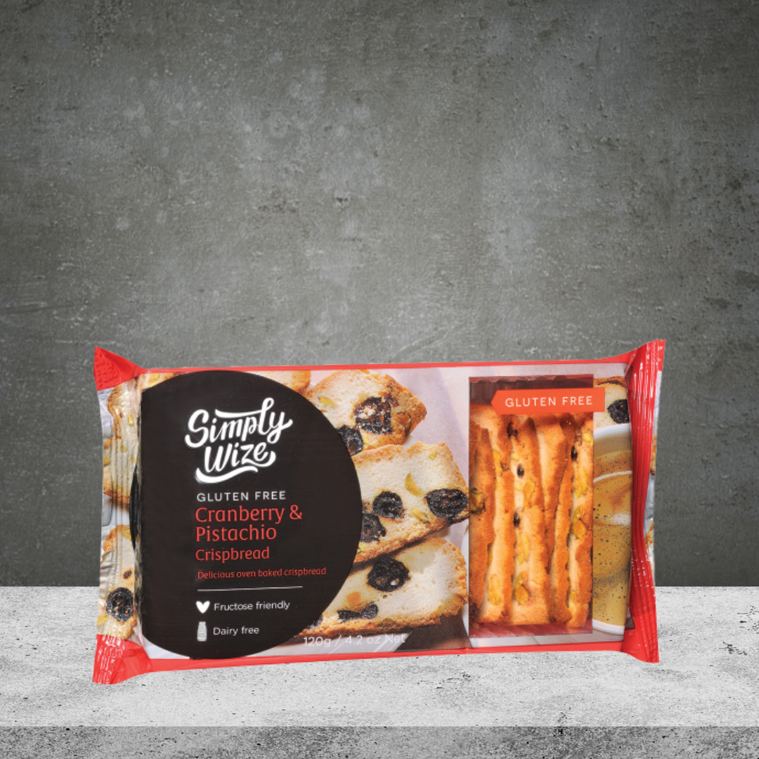 Simply Wize Gf Cranberry Pistachio Crispbread 120g
